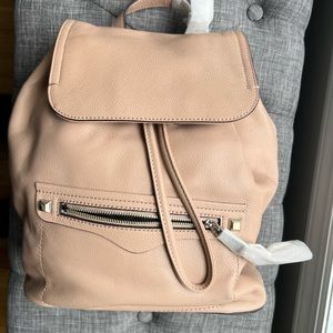Rebecca Minkoff tan New with tags.  Never used backpack purse.